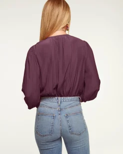 Ramy Brook Isla Puff Sleeve Blouse Sandstone Outlet
