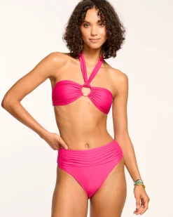 Ramy Brook Ivo Ruched Bikini Bottom Clearance