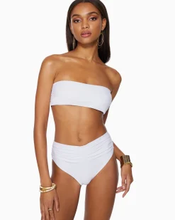 Ramy Brook Ivo Ruched Bikini Bottom Clearance