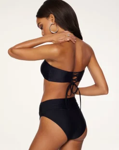 Ramy Brook Ivo Ruched Bikini Bottom Clearance