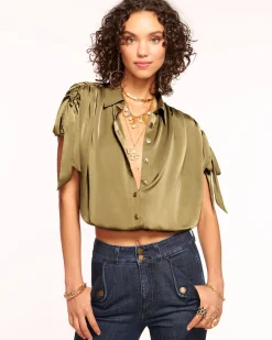 Ramy Brook Jacinta Button Down Top Best