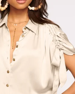 Ramy Brook Jacinta Button Down Top Best