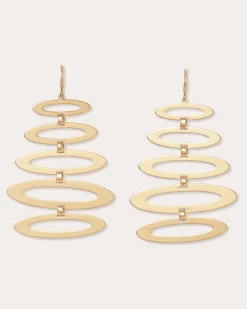 Ramy Brook Jazmine Oval Earrings Gold Best