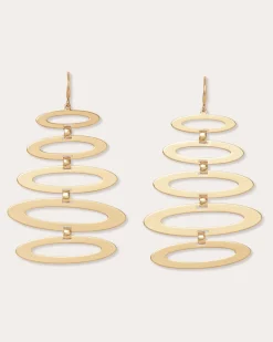 Ramy Brook Jazmine Oval Earrings Gold Best