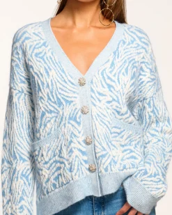 Ramy Brook Jelena V-Neck Cardigan Sweater Outlet