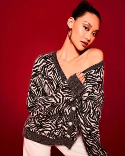 Ramy Brook Jelena V-Neck Cardigan Sweater Outlet