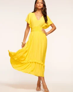 Ramy Brook Joanie Short Sleeve Maxi Dress Hot