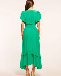 Ramy Brook Joanie Short Sleeve Maxi Dress Hot