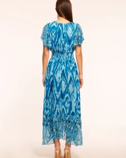 Ramy Brook Joanie Short Sleeve Maxi Dress Hot