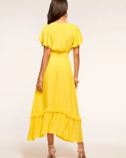 Ramy Brook Joanie Short Sleeve Maxi Dress Hot