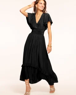 Ramy Brook Joanie Short Sleeve Maxi Dress Hot