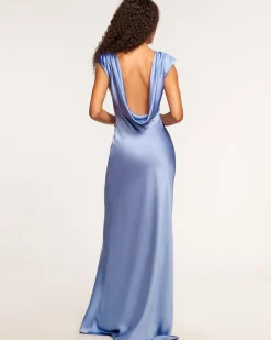 Ramy Brook Joanna Cowl Back Gown Online