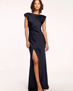 Ramy Brook Joanna Cowl Back Gown Online