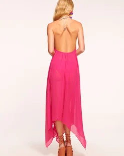 Ramy Brook Joyce Coverup Maxi Dress Perfectpink Clearance