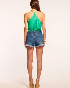 Ramy Brook Juniper Denim Mini Short Mediumwash Hot