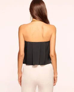 Ramy Brook Kennedi Strapless Pleated Top Outlet