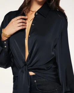 Ramy Brook Kolby Oversized Button Down Blouse Outlet