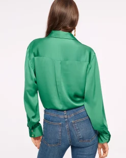 Ramy Brook Kolby Oversized Button Down Blouse Outlet