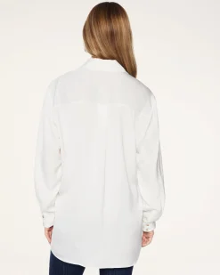 Ramy Brook Kolby Oversized Button Down Blouse Outlet