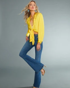 Ramy Brook Kolby Oversized Button Down Blouse Outlet