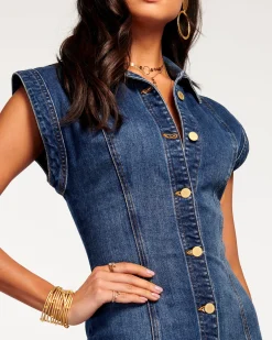 Ramy Brook Lolita Denim Mini Dress Hot