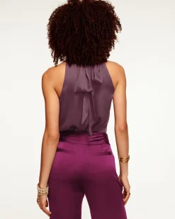 Ramy Brook Lori Silk High Neck Tank Top Online