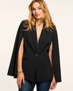 Ramy Brook Lucinda Cape Blazer Black Online