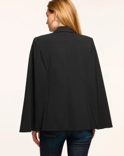 Ramy Brook Lucinda Cape Blazer Black Online