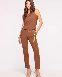 Ramy Brook Lulu One Shoulder Jumpsuit Navy Best