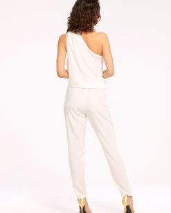 Ramy Brook Lulu One Shoulder Jumpsuit Navy Best