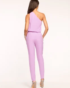Ramy Brook Lulu One Shoulder Jumpsuit Navy Best