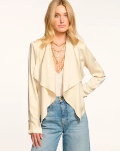 Ramy Brook Maleah Ruffle Jacket Hot