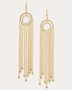 Ramy Brook Mallorie Drop Earrings Gold Hot