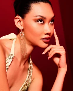 Ramy Brook Mallorie Drop Earrings Gold Hot