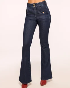 Ramy Brook Mase High-Rise Flare Jean Mediumwash Discount
