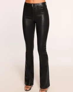 Ramy Brook Matilda Coated Jean Black Discount