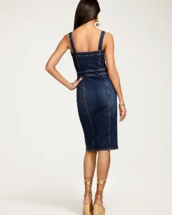 Ramy Brook Monica Denim Midi Dress Discount