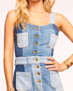 Ramy Brook Monica Denim Midi Dress Discount