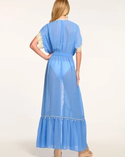 Ramy Brook Nikolai Coverup Dress Sereneblue Discount