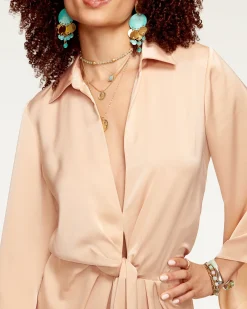 Ramy Brook Penny Bell Sleeve Mini Dress Clearance