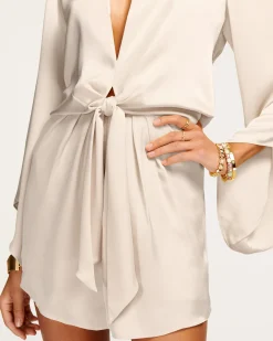 Ramy Brook Penny Bell Sleeve Mini Dress Clearance