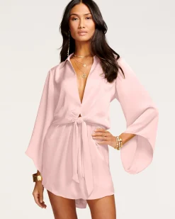 Ramy Brook Penny Bell Sleeve Mini Dress Clearance