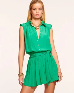 Ramy Brook Peyton Button Down Mini Dress Sale