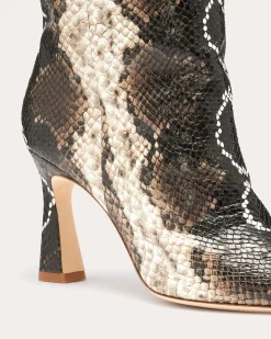 Ramy Brook Queen Heeled Snake Boots Hot