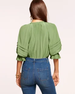 Ramy Brook Randi Puff Sleeve Top Hot