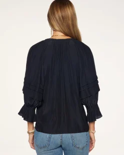 Ramy Brook Randi Puff Sleeve Top Hot