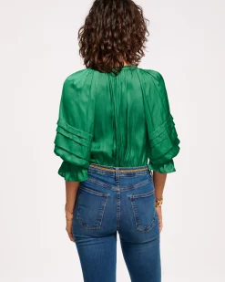 Ramy Brook Randi Puff Sleeve Top Hot
