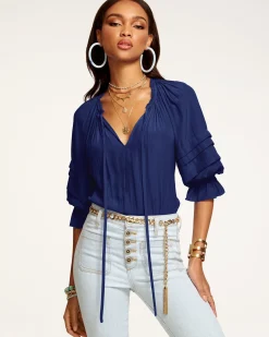 Ramy Brook Randi Puff Sleeve Top Hot