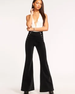 Ramy Brook Romee High Waisted Flare Jean Darkwash Discount
