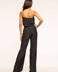 Ramy Brook Selma Strapless Jumpsuit Black Fashion